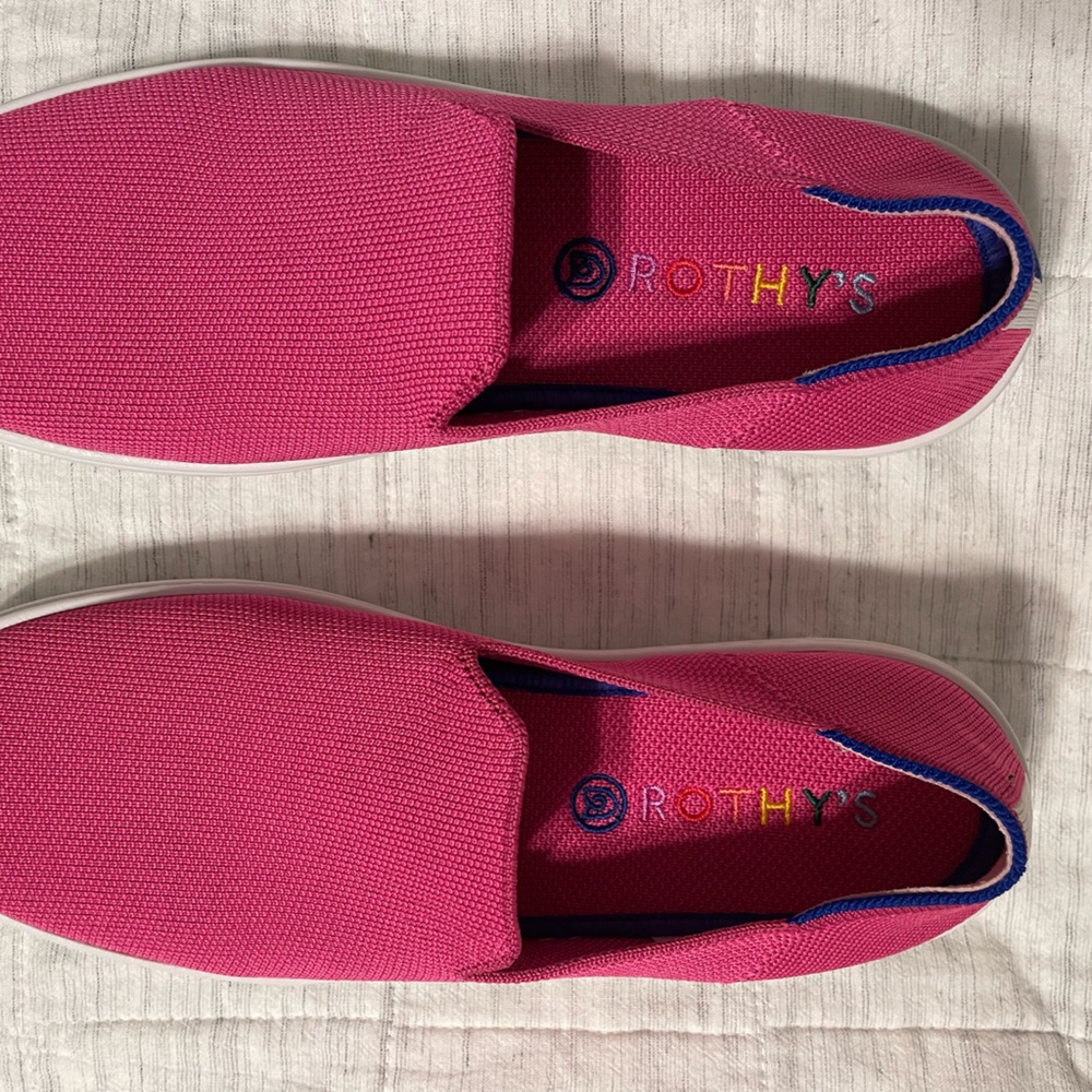 Women’s Rothy’s washable sneakers.